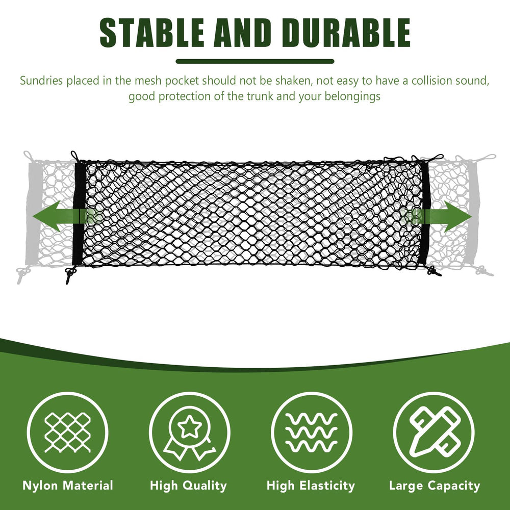 Qyebbk envelope style trunk net compatibility with 2-row 4Runner