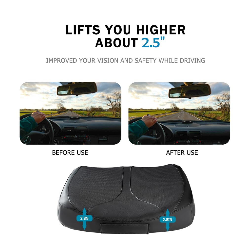 QYILAY driving-visibility boost shows improved view over wheel