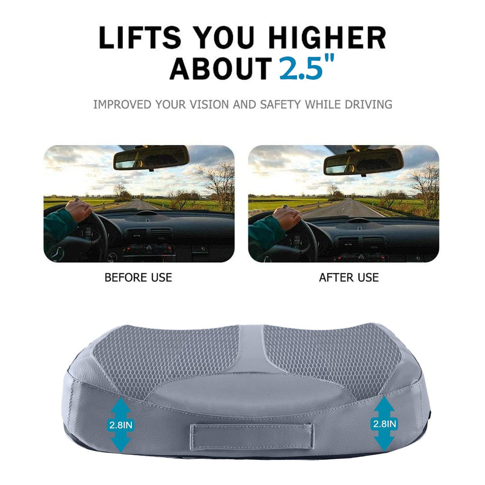 QYILAY ergonomic wedge cushion supports posture during driving