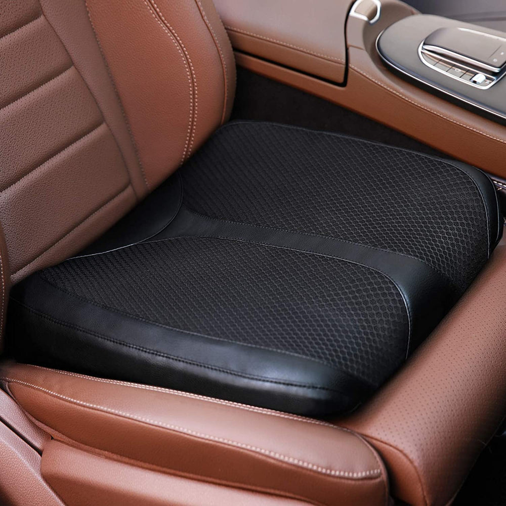 QYILAY seat cushion height boost supports better road visibility and posture.