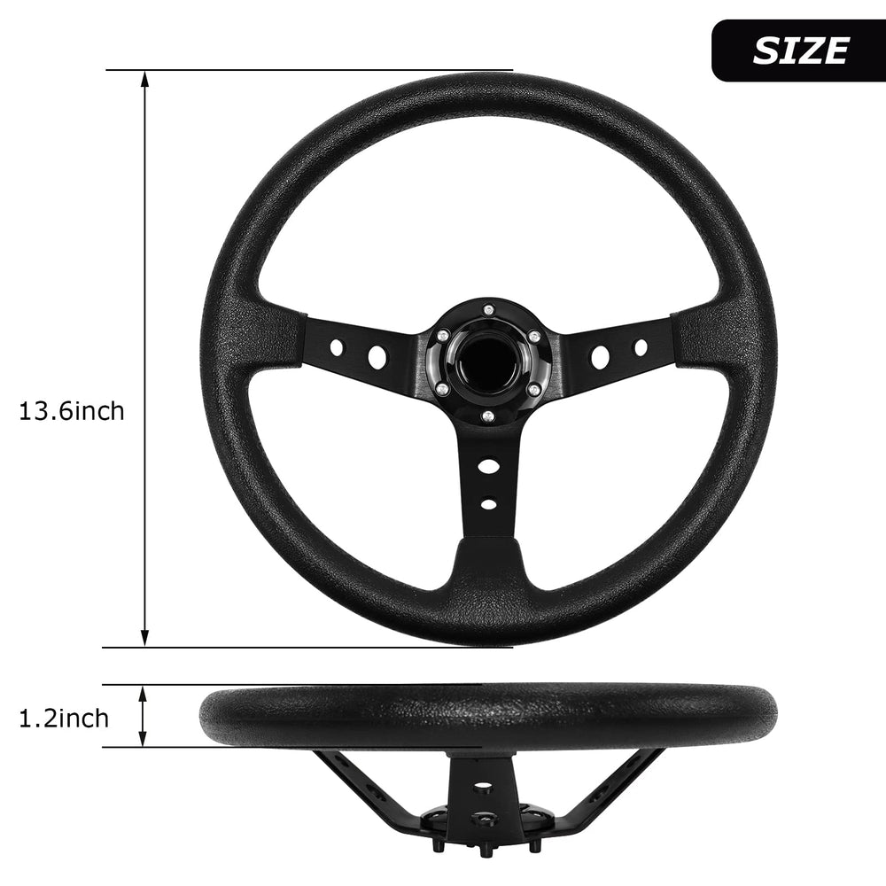 QYMOPAY anti-slip leather wrap for comfortable grip during long racing sessions.