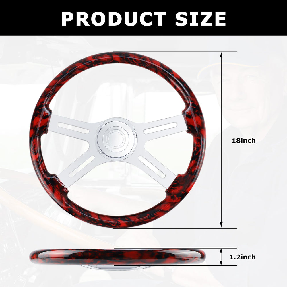 Chrome-plated stainless steel spokes provide durable, lightweight support
