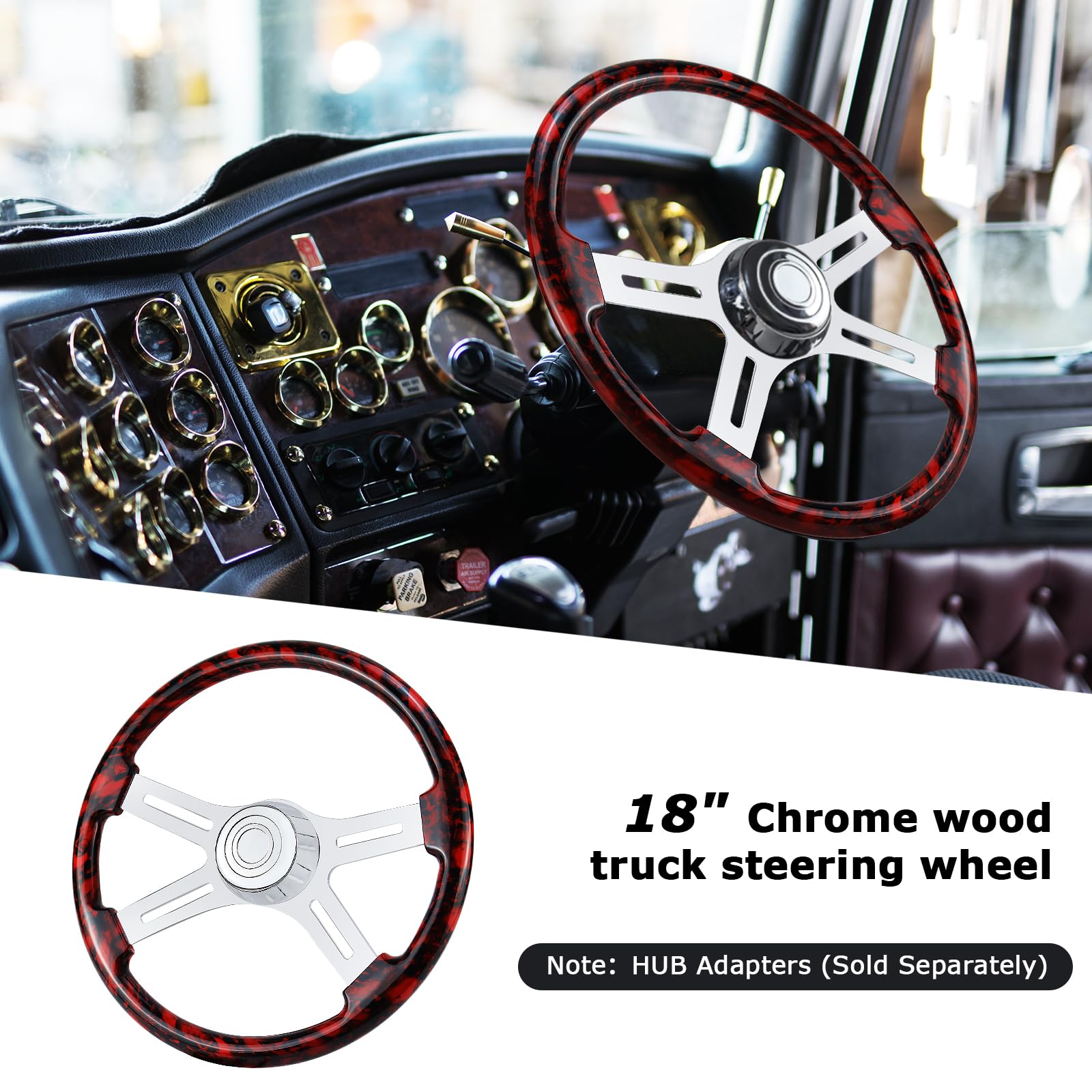 Universal 3-hole mount base compatibility for common truck models