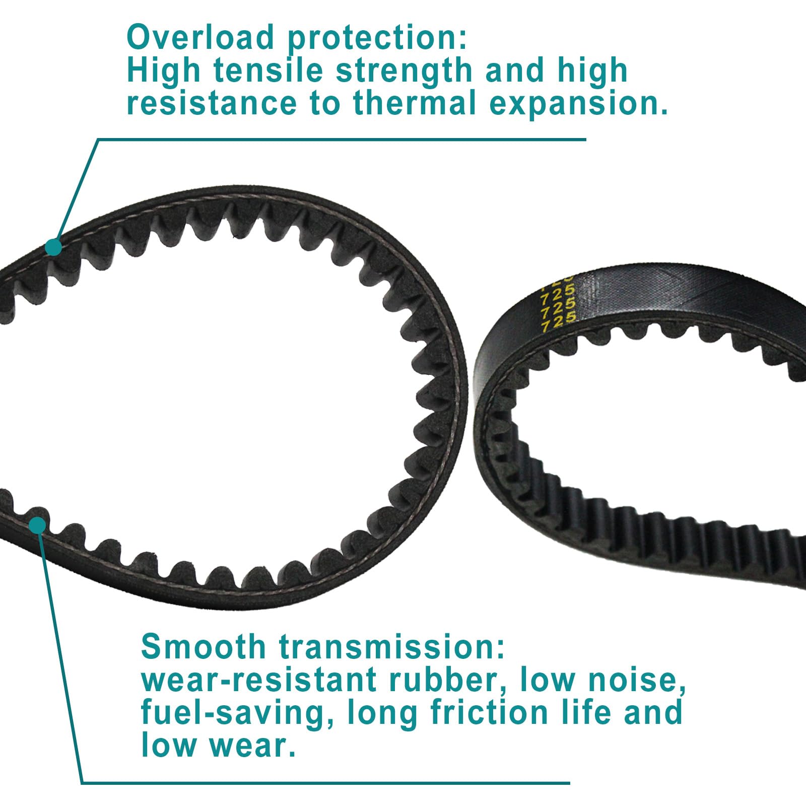 Trailmaster MB200 installation with QYMOTO 725 belt ensuring smooth power delivery.