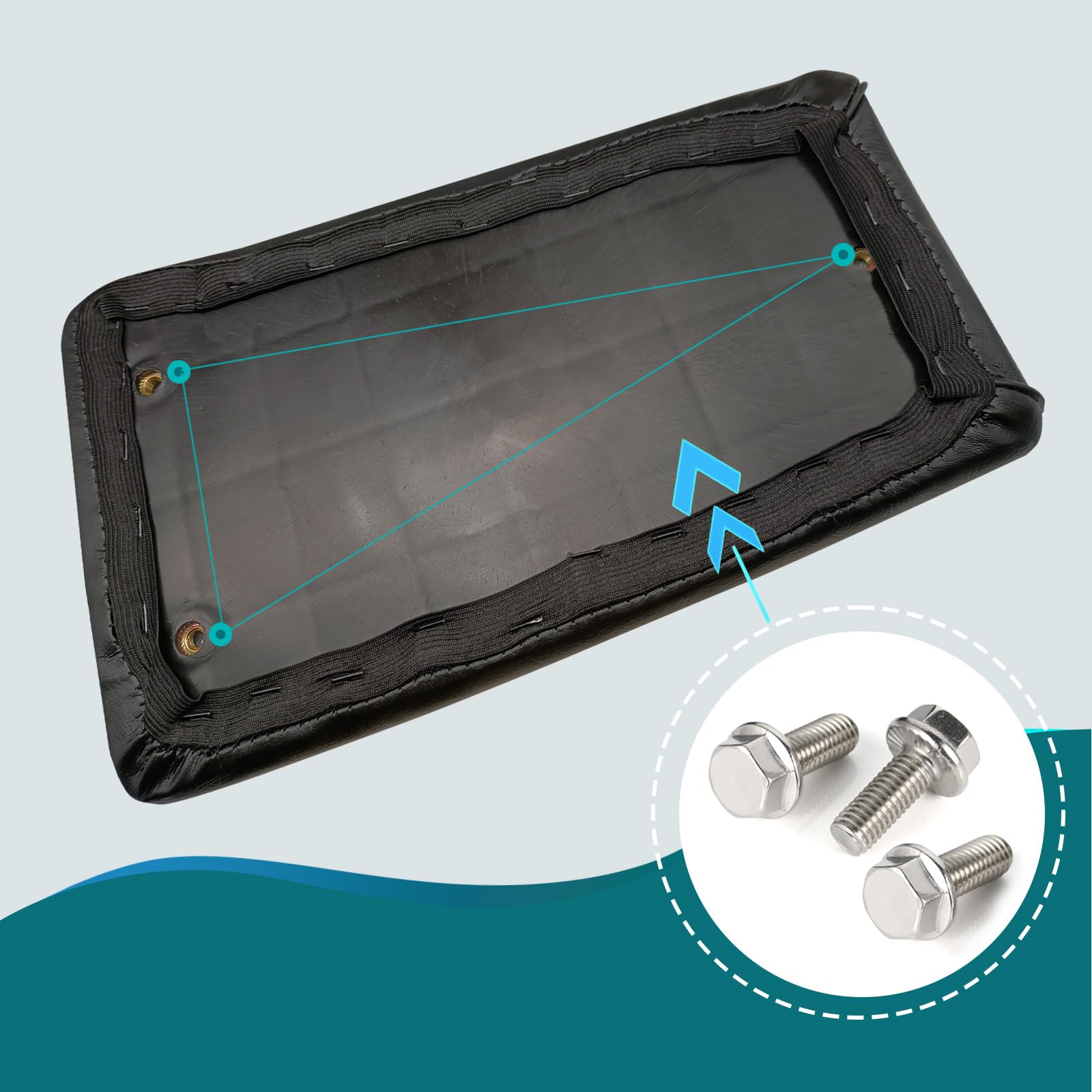 QYMOTO ABS seat plate base for solid support and longevity.
