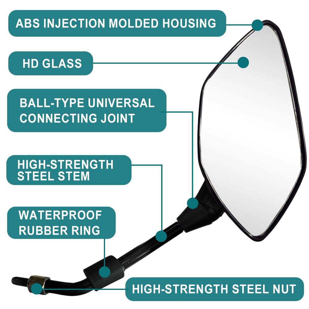 QYMOTO aluminum mounting rod delivers rigidity and corrosion resistance on rugged trails.