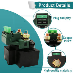 QYMOTO CFMOTO starter solenoid package image showing the replacement part.