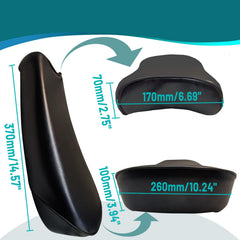 QYMOTO CT200U-EX seat side profile highlighting durable construction.