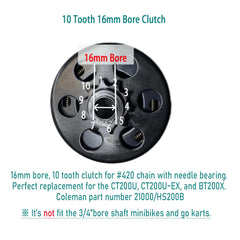 QYMOTO CT200U mini bike compatibility clutch