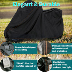 QYMOTO CT200U mini bike cover packed storage bag for easy stowage