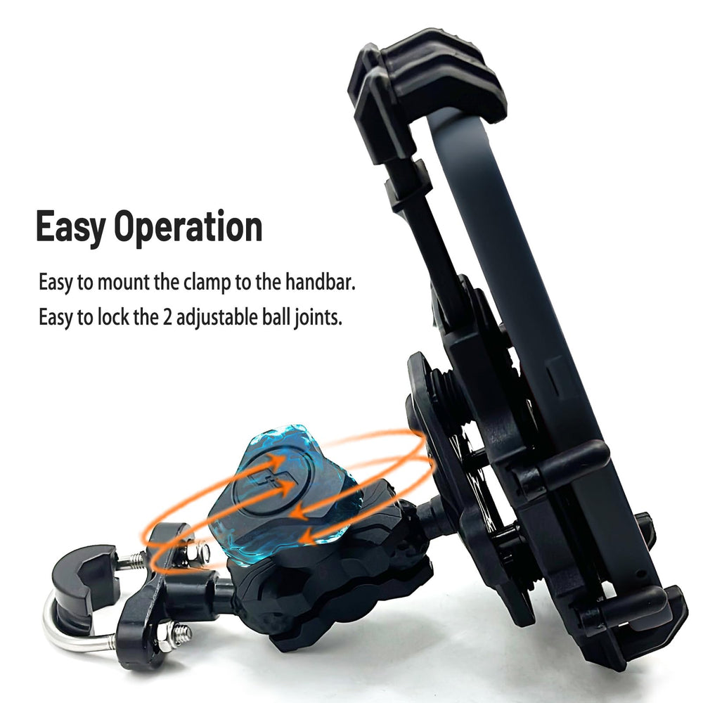 QYMOTO simple installation with included wrench and bolts.