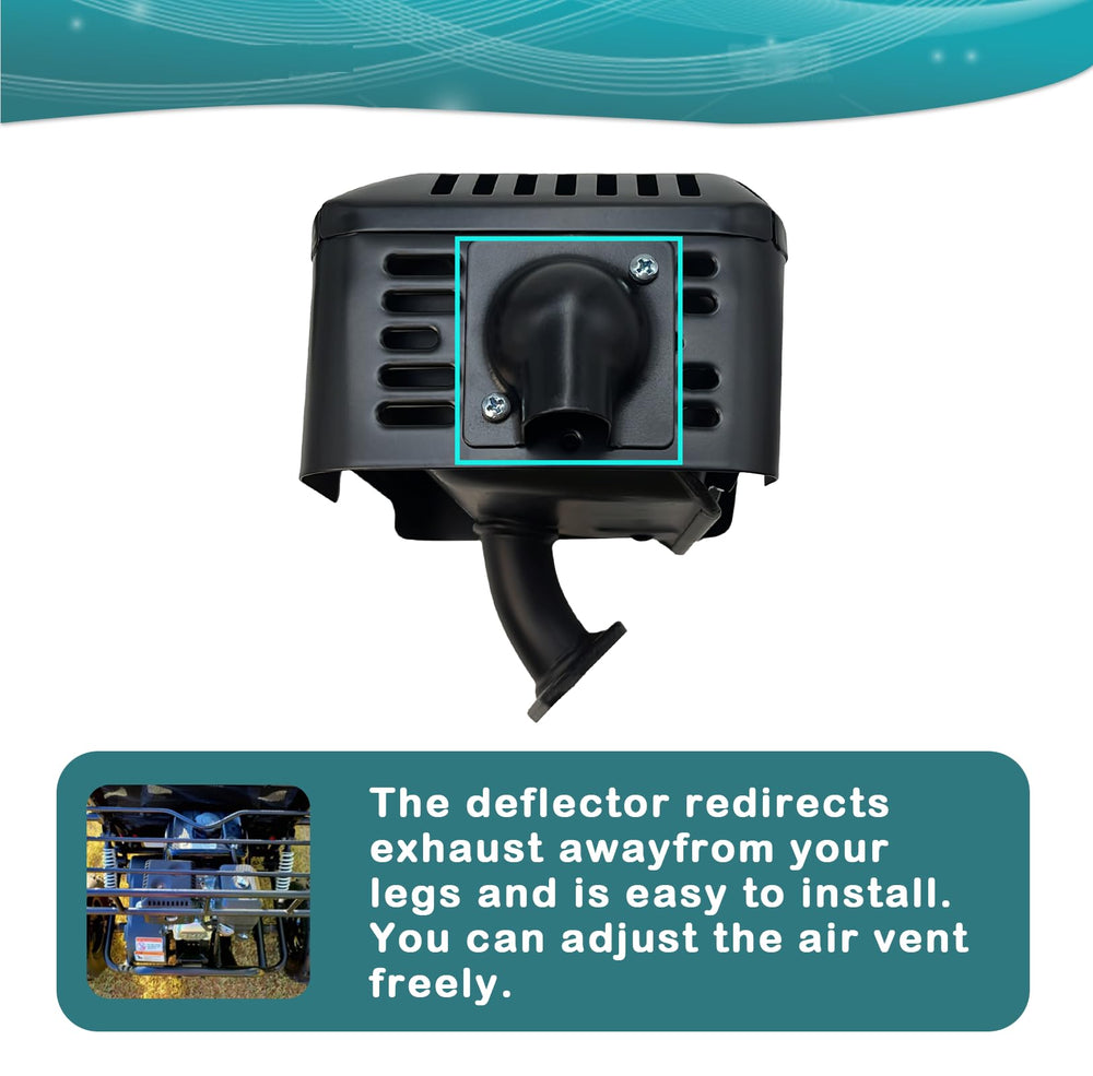 QYMOTO muffler on MB165 reduces heat buildup during long climbs