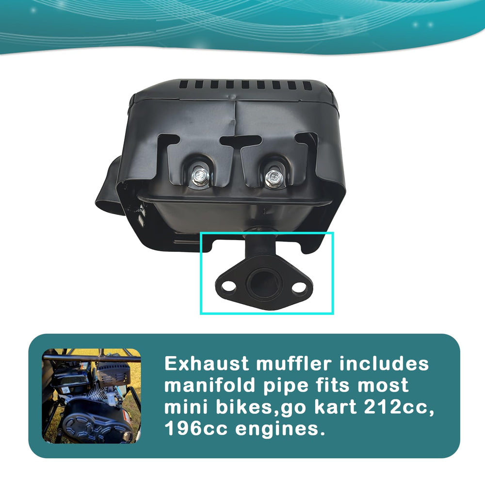 QYMOTO deflector-equipped MB200 silencer supports reliable rides