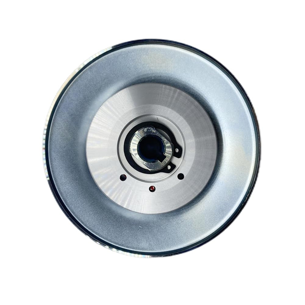 QYMOTO KT196 articulated view of bore and pulley, highlights durable construction