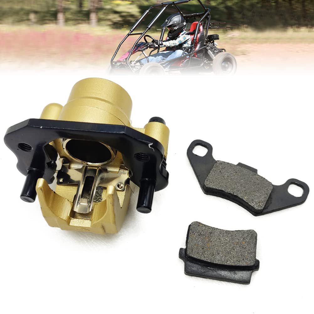 QYMOTO KT196 brake caliper rear view for Coleman 196cc go kart