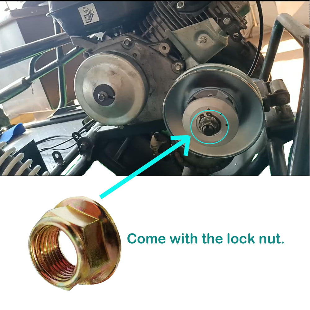 QYMOTO KT196 clutch pulley in hand, compact design fits tight spaces