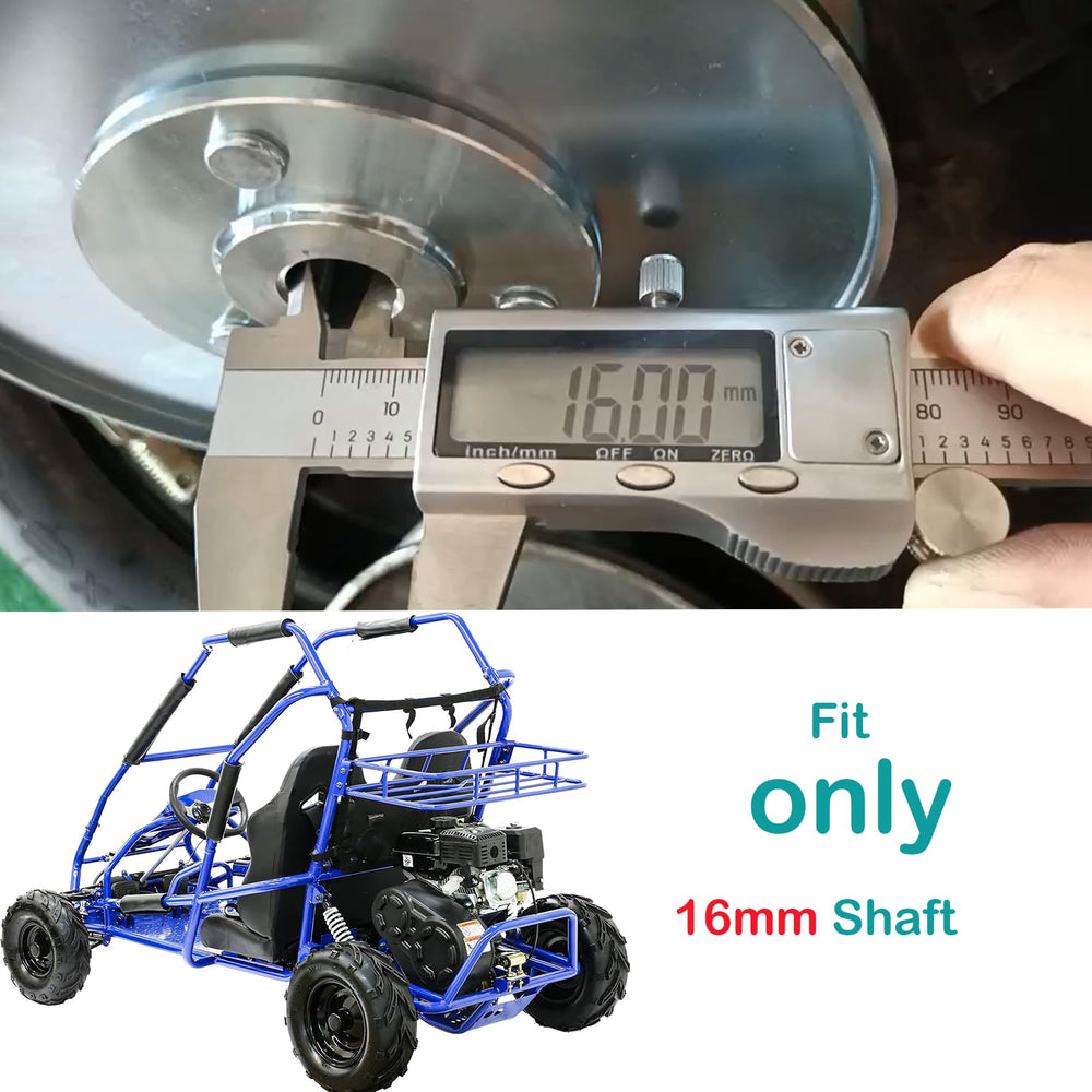 QYMOTO KT196 mounting hardware with lock nut, ensures secure installation