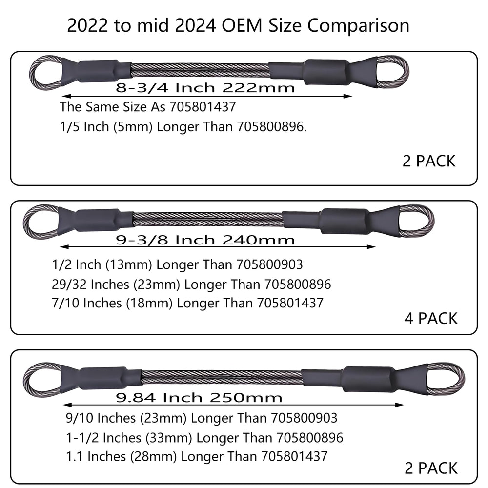 QYRCXX bolt-on installation, no hinge modification required, upgrade in minutes.