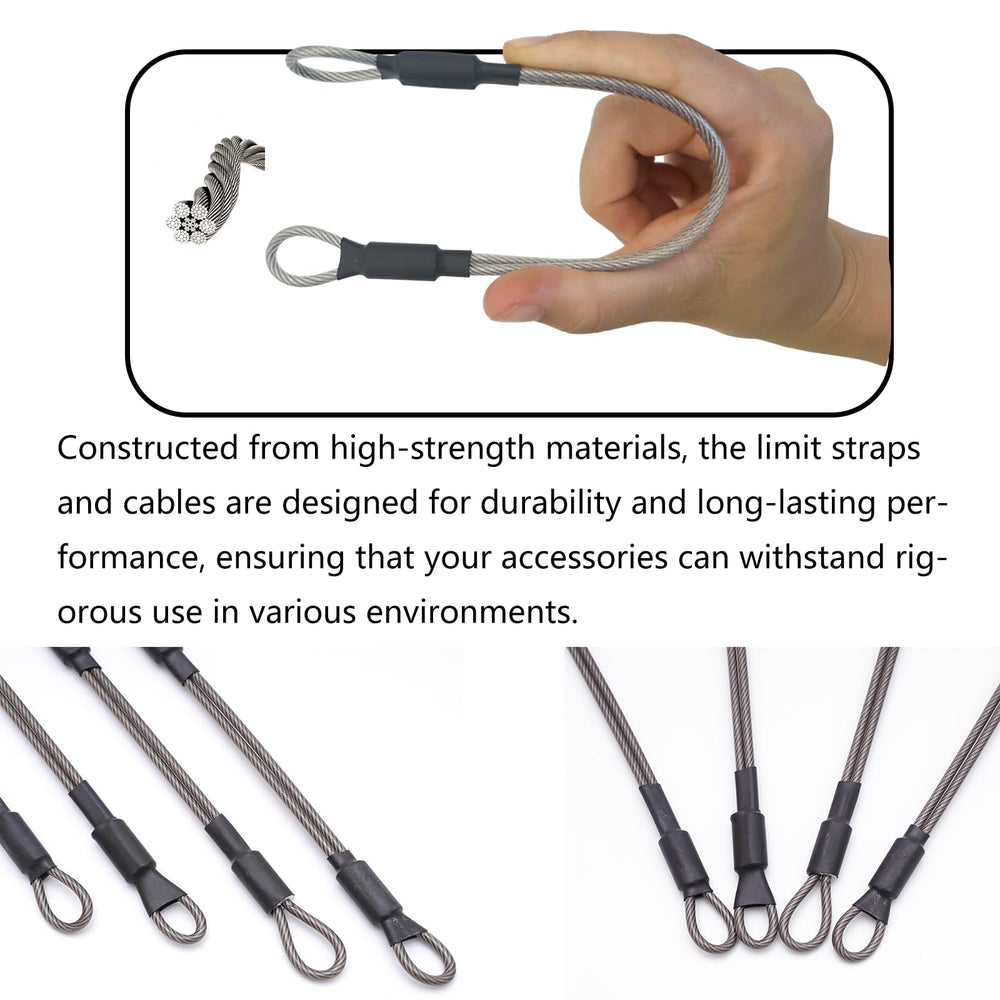 QYRCXX defender cables, heavy-duty stainless steel, built to endure heavy use.