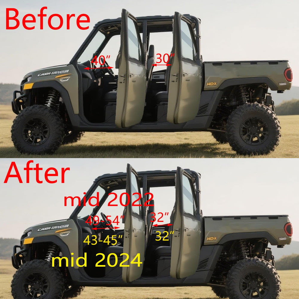 QYRCXX full-door fit, designed for 2022–present Can-Am Defender with full doors.