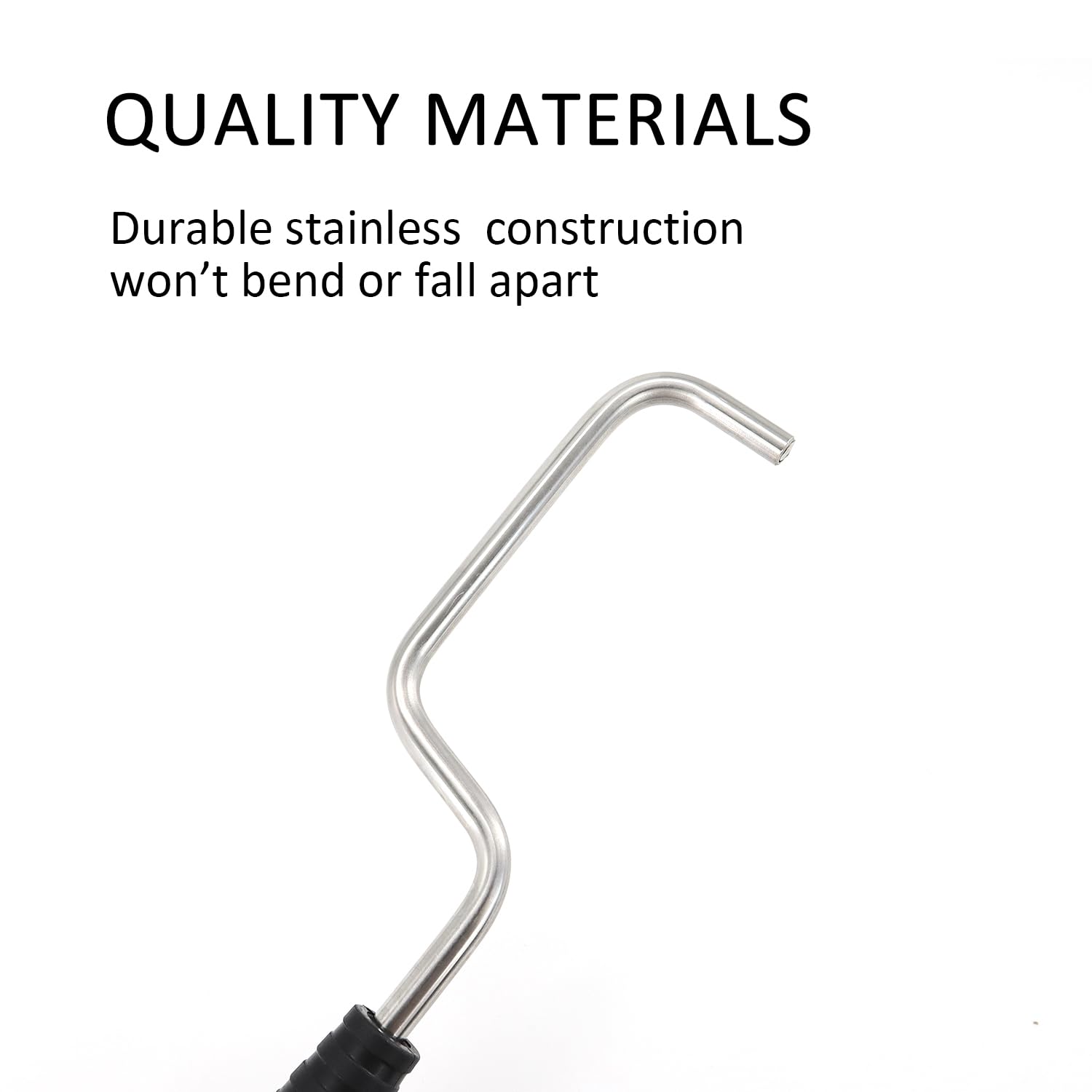 QZATTCAEN durable stainless steel winder resists rust and bending
