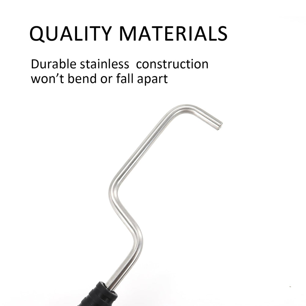 QZATTCAEN durable stainless steel winder resists rust and bending