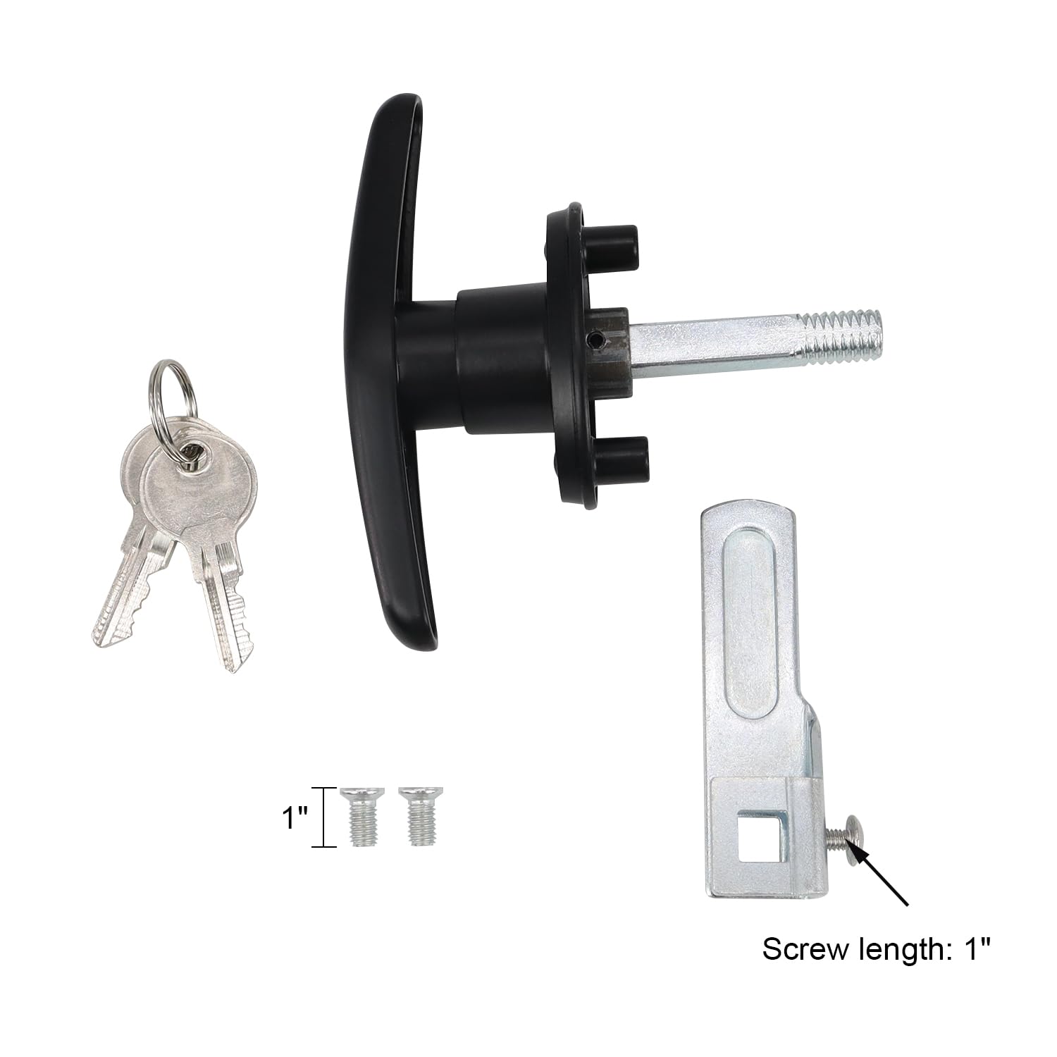 QZATTCAEN keys and screws pack for quick setup.