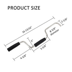 QZATTCAEN strap winder hooks into winch cap for easy use