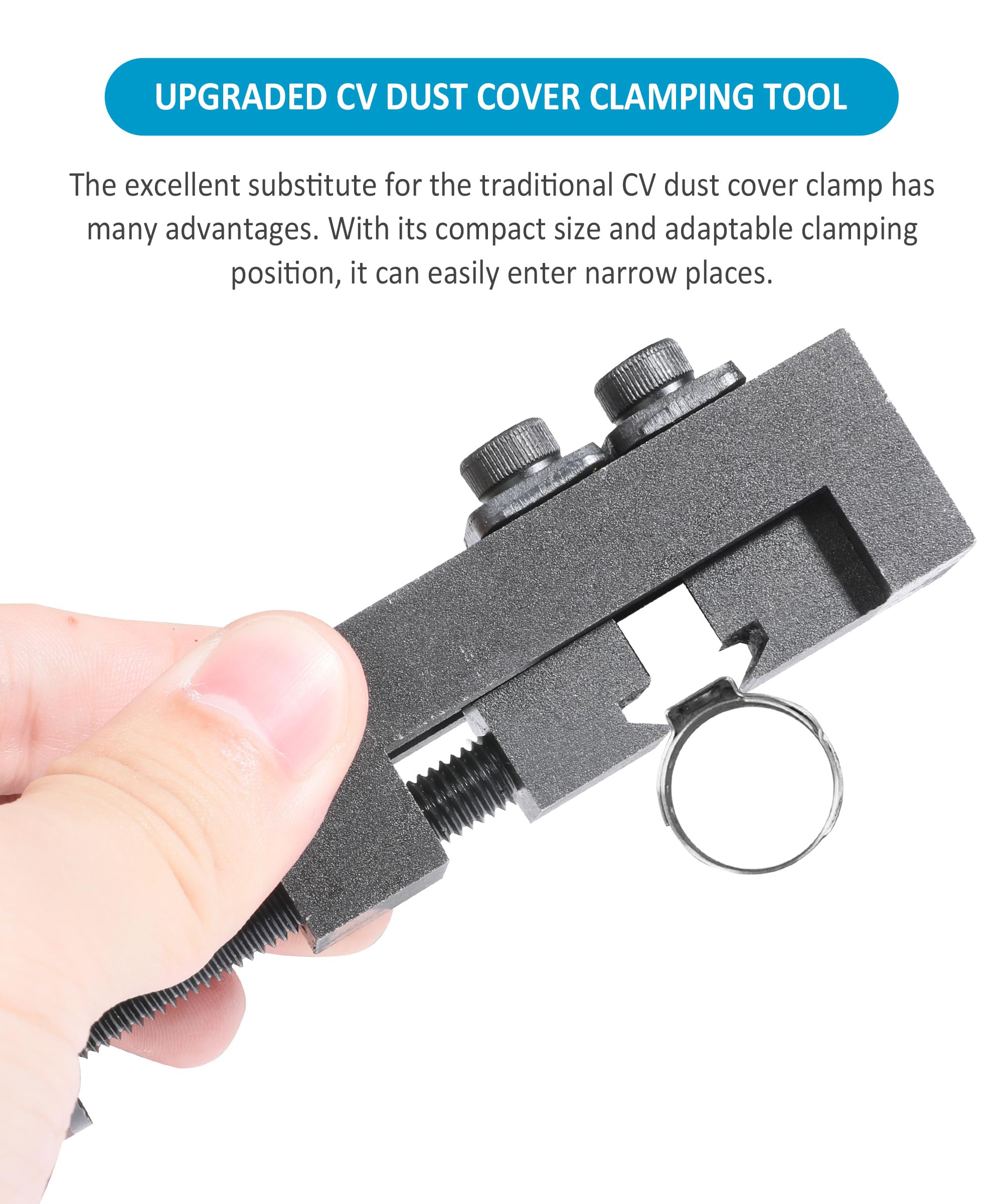 Qziulr Zlirfy CV boot clamp tool with rust- and heat-resistant coating.