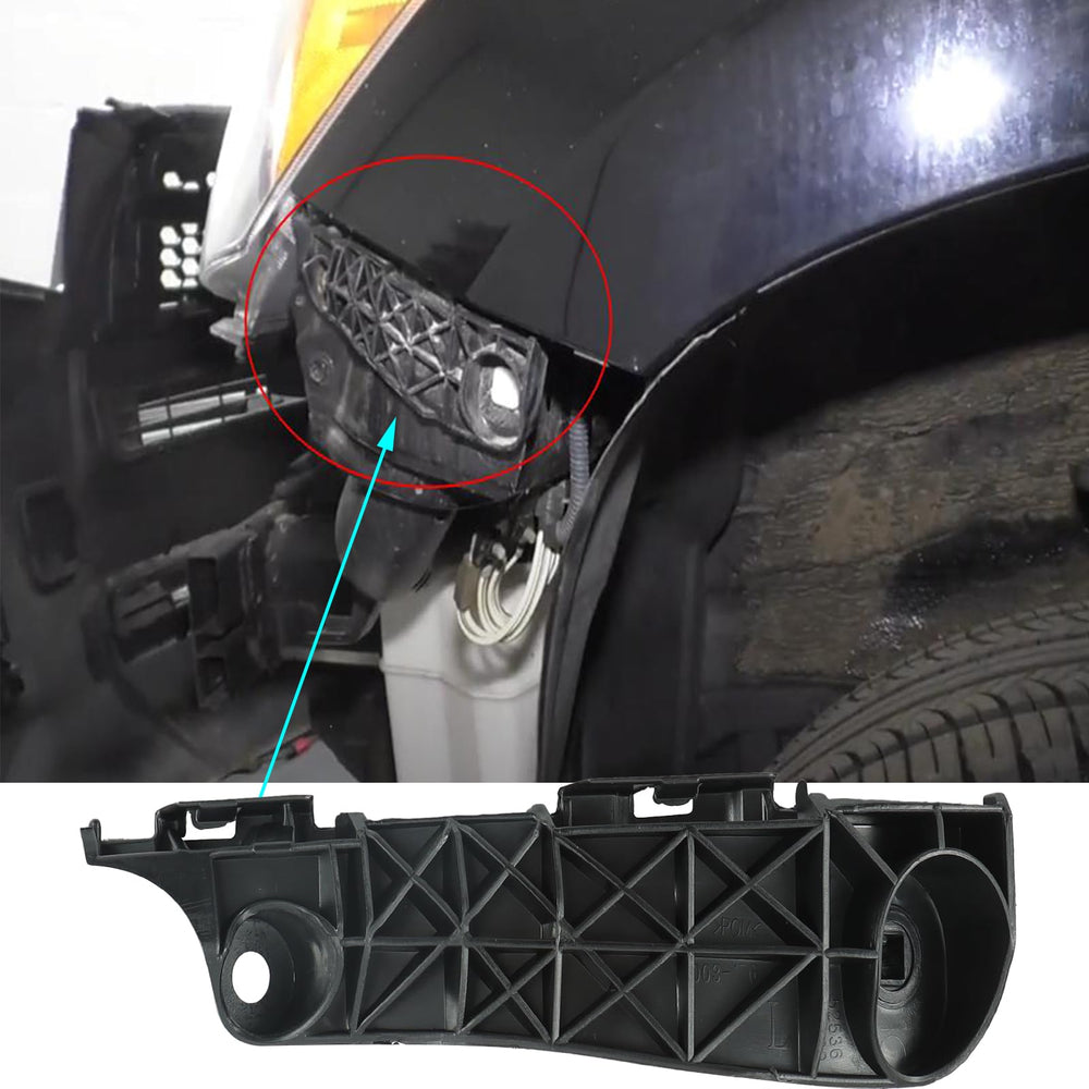 QZQ bracket install view showing mounting points on RAV4