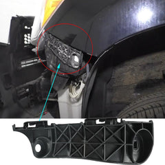 QZQ bracket install view showing mounting points on RAV4