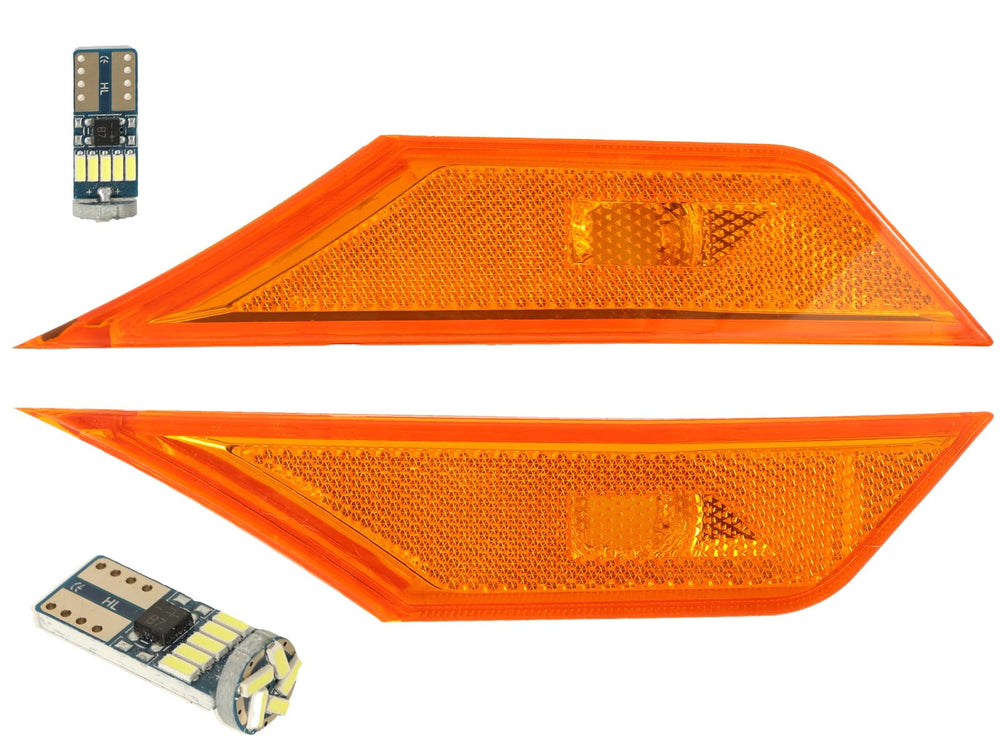 QZQ LED side-marker lamp front view for Honda Civic improves visibility