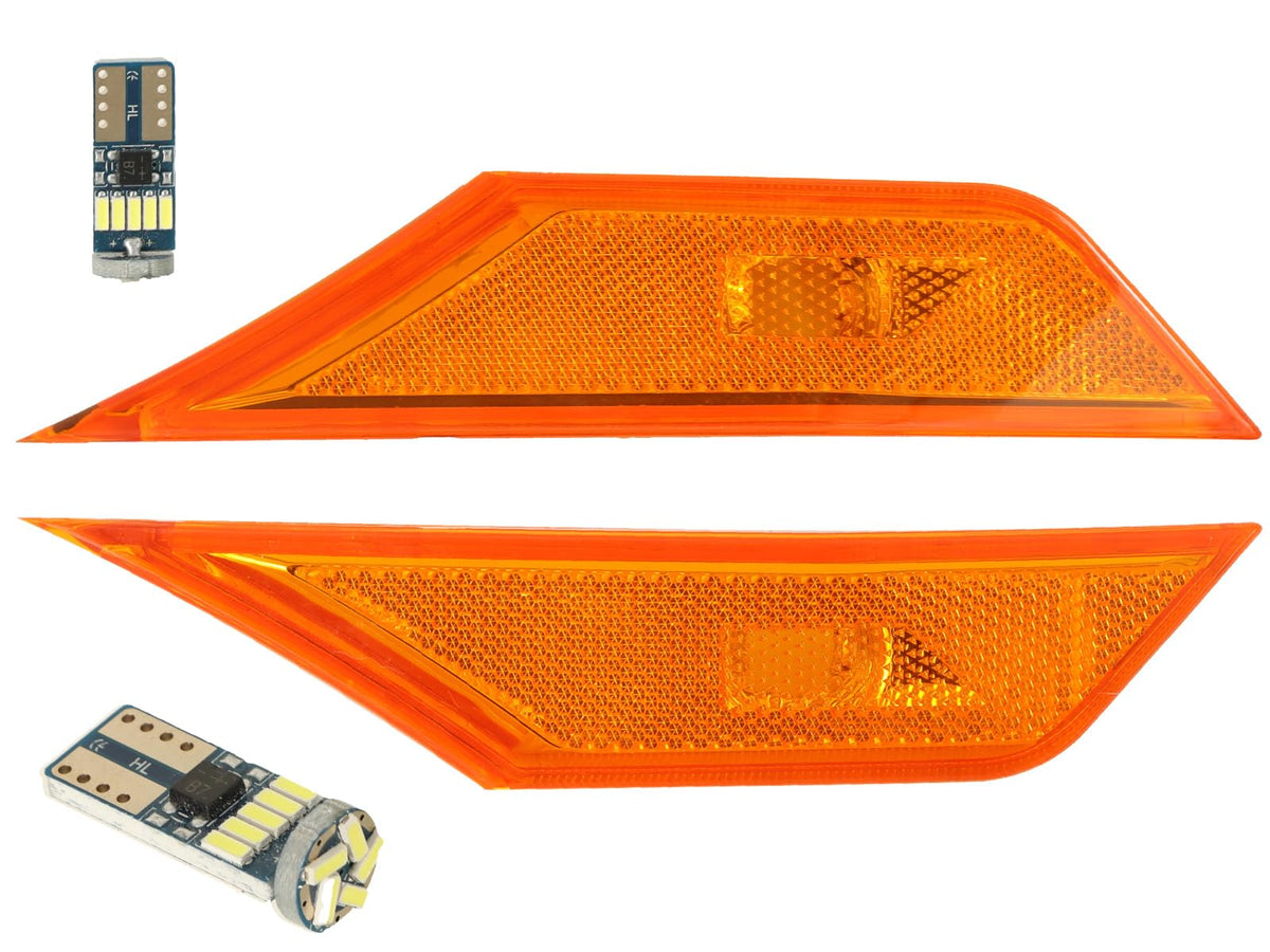 QZQ LED side-marker lamp front view for Honda Civic improves visibility