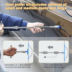 QZQUFJ car dent puller kit adhesive tabs in multiple sizes for versatile dent removal