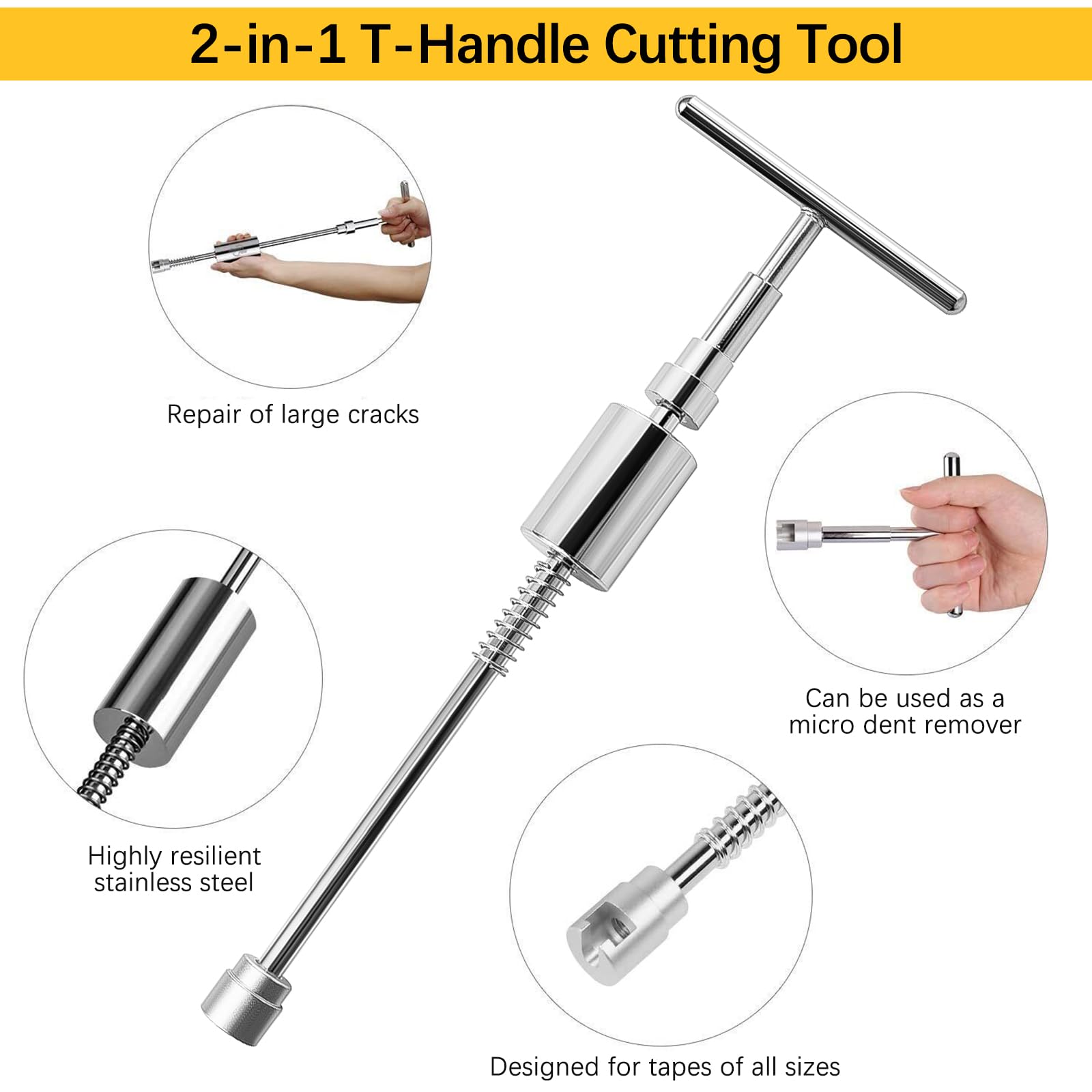 QZQUFJ kit fixing cones for stable clamping during dent pulling
