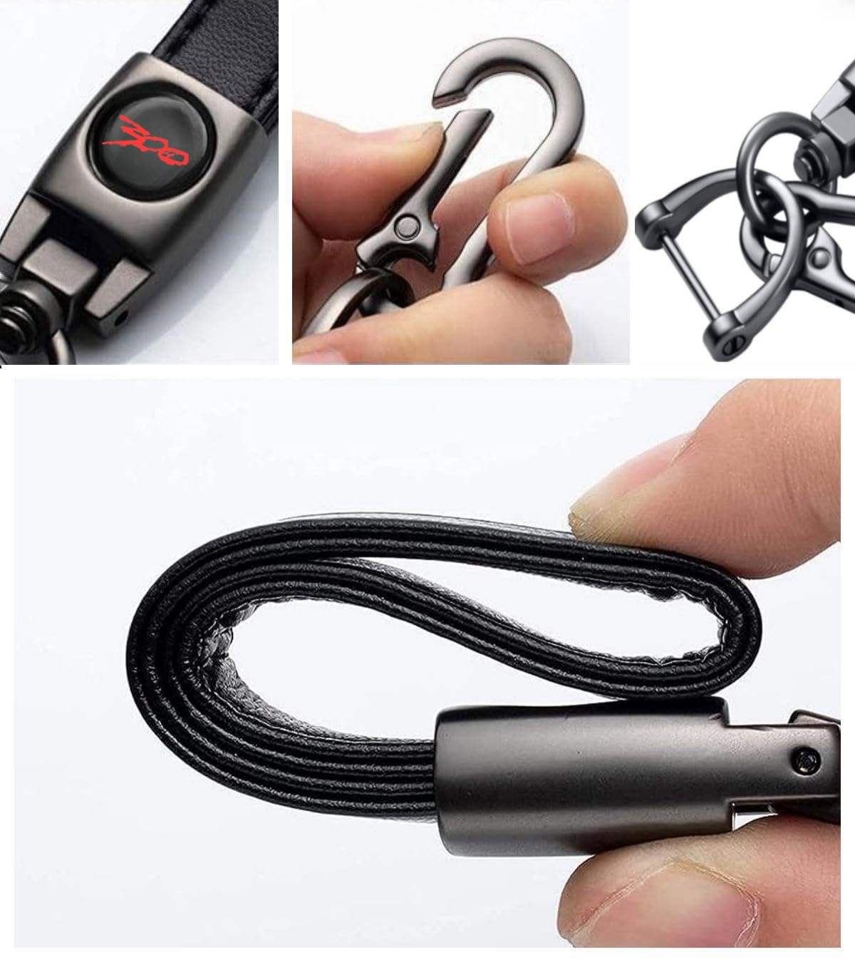 QZXIAOGU durable silicone key case shows clear button signs for easy use.