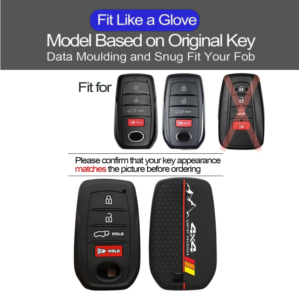 QZXIAOGU Slim silicone keychain protects keys while keeping pockets clutter-free.