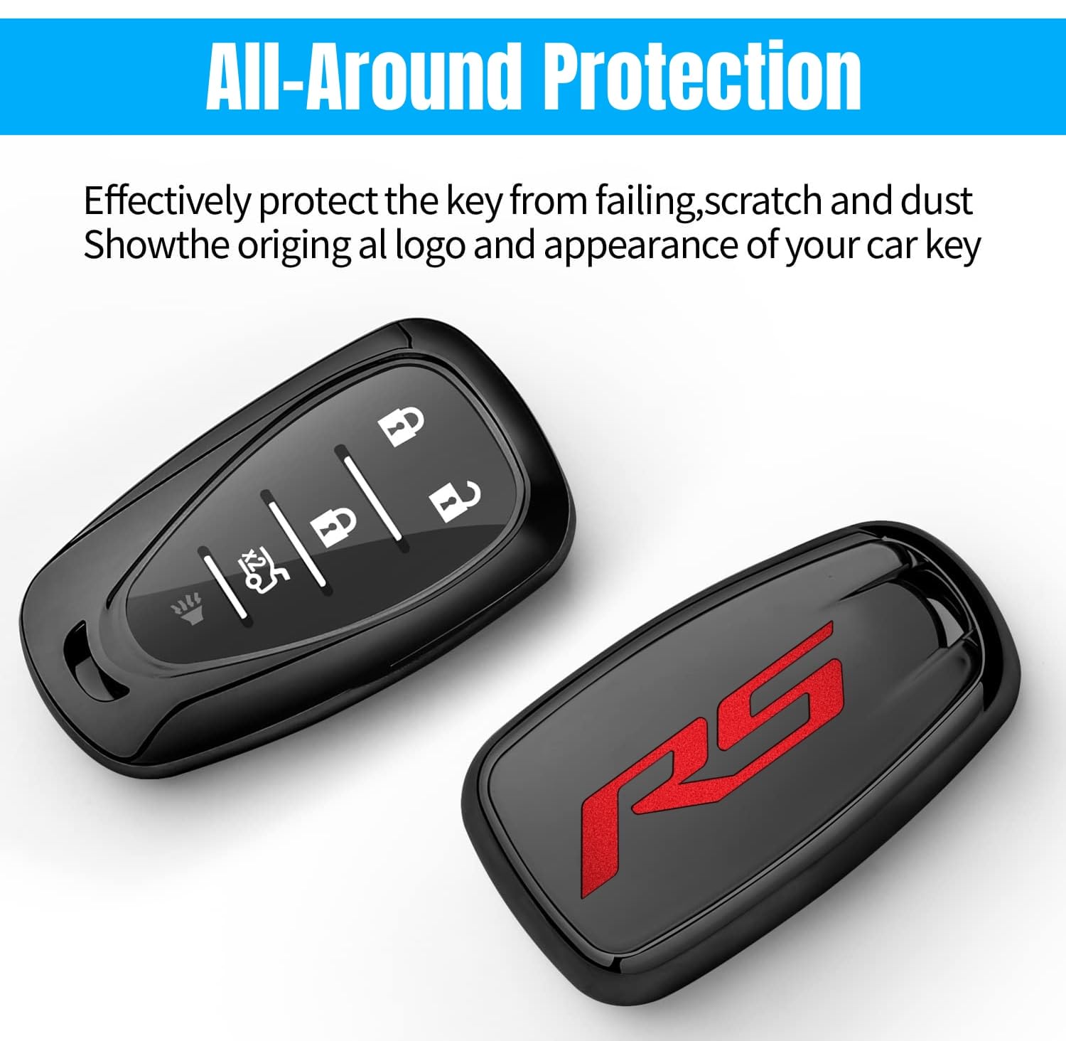 QZXIAOGU soft TPU keycase offers flexible, durable shielding for daily use