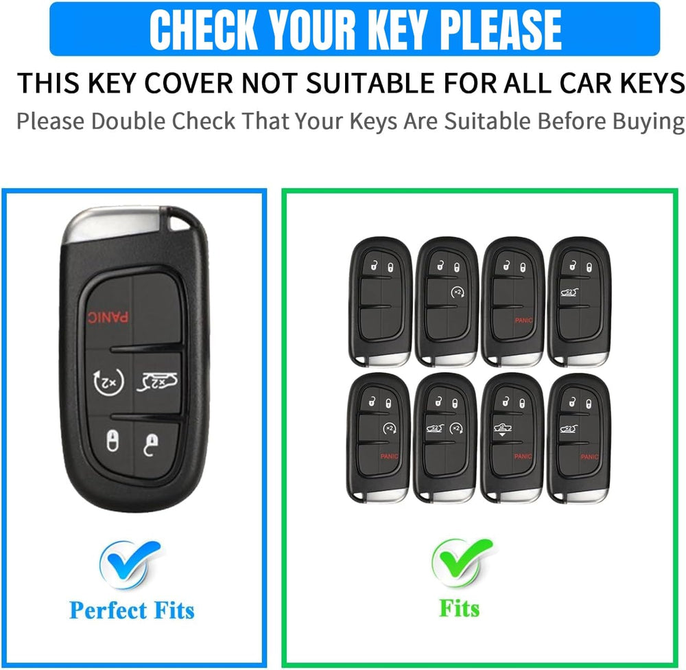 QZXIAOGU striped red key cover adds color and easy identification.