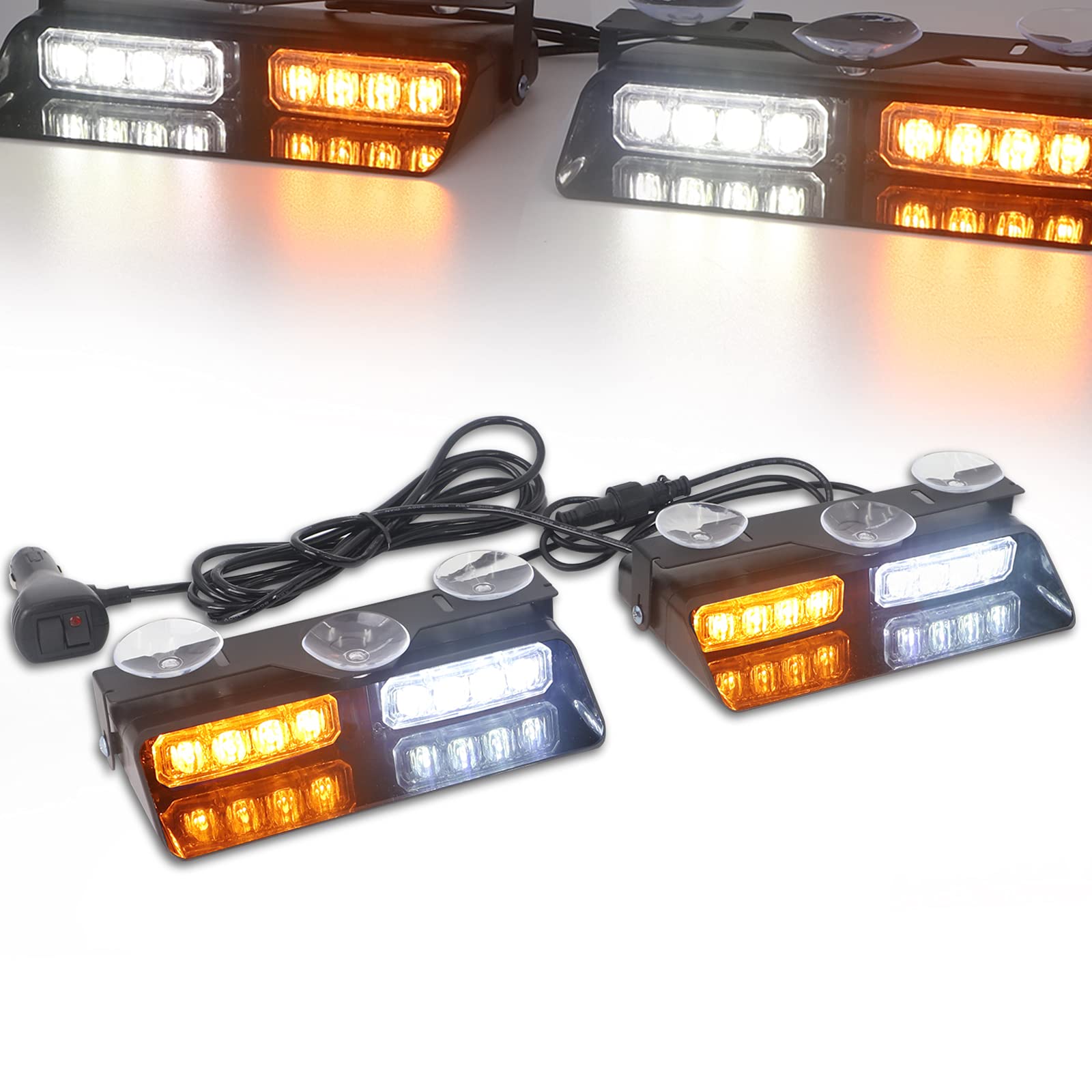 XRIDONSEN two-piece dash light layout across two spaces