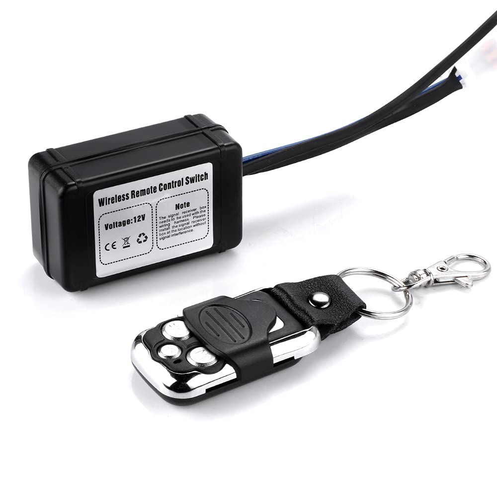 RACBOX LED light bar remote control enables quick on/off operation.
