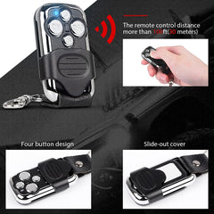RACBOX remote control with plug-and-play harness integration for easy setup.