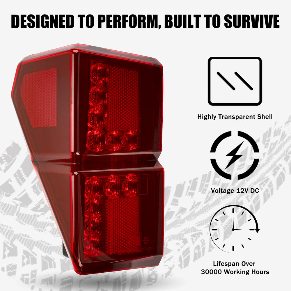 Raceast LED beads close-up highlighting long-life illumination for night rides