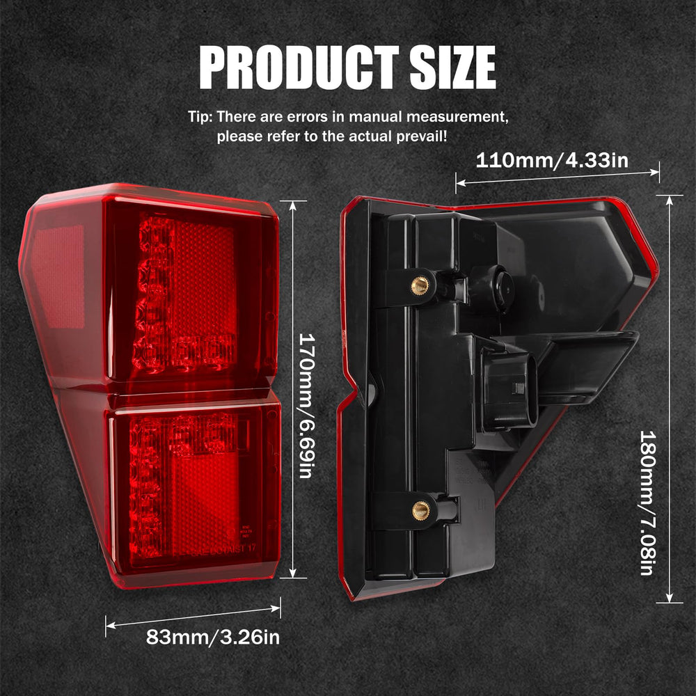 Raceast packaging includes two red tail lights for XP 1000