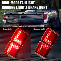 Raceast Polaris Ranger tail light right red enhances signaling for safer off-road turns