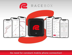 RaceBox Mini S 25Hz GPS module delivers high-precision data for better analysis.
