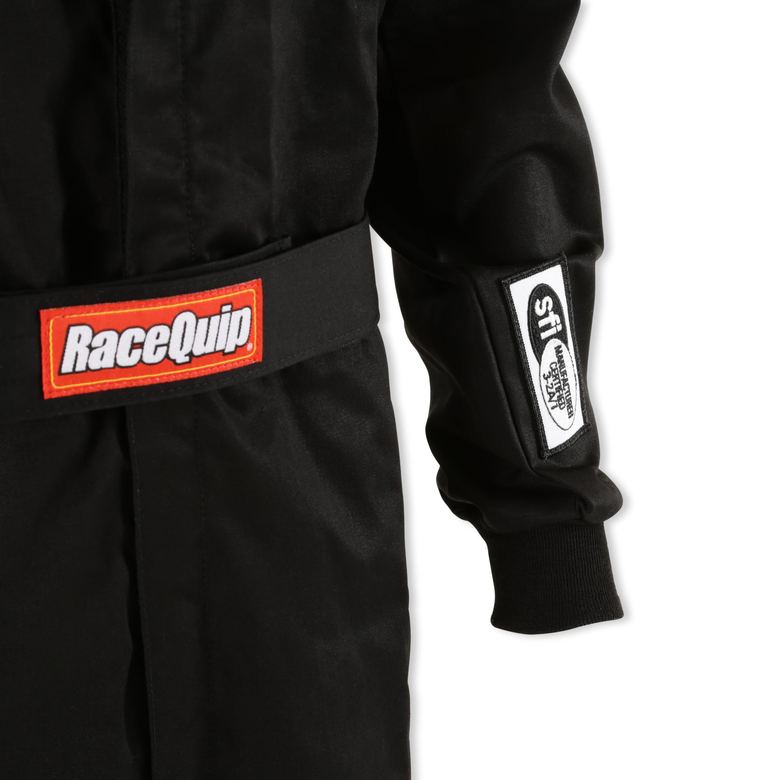 RaceQuip side seam view revealing streamlined profile