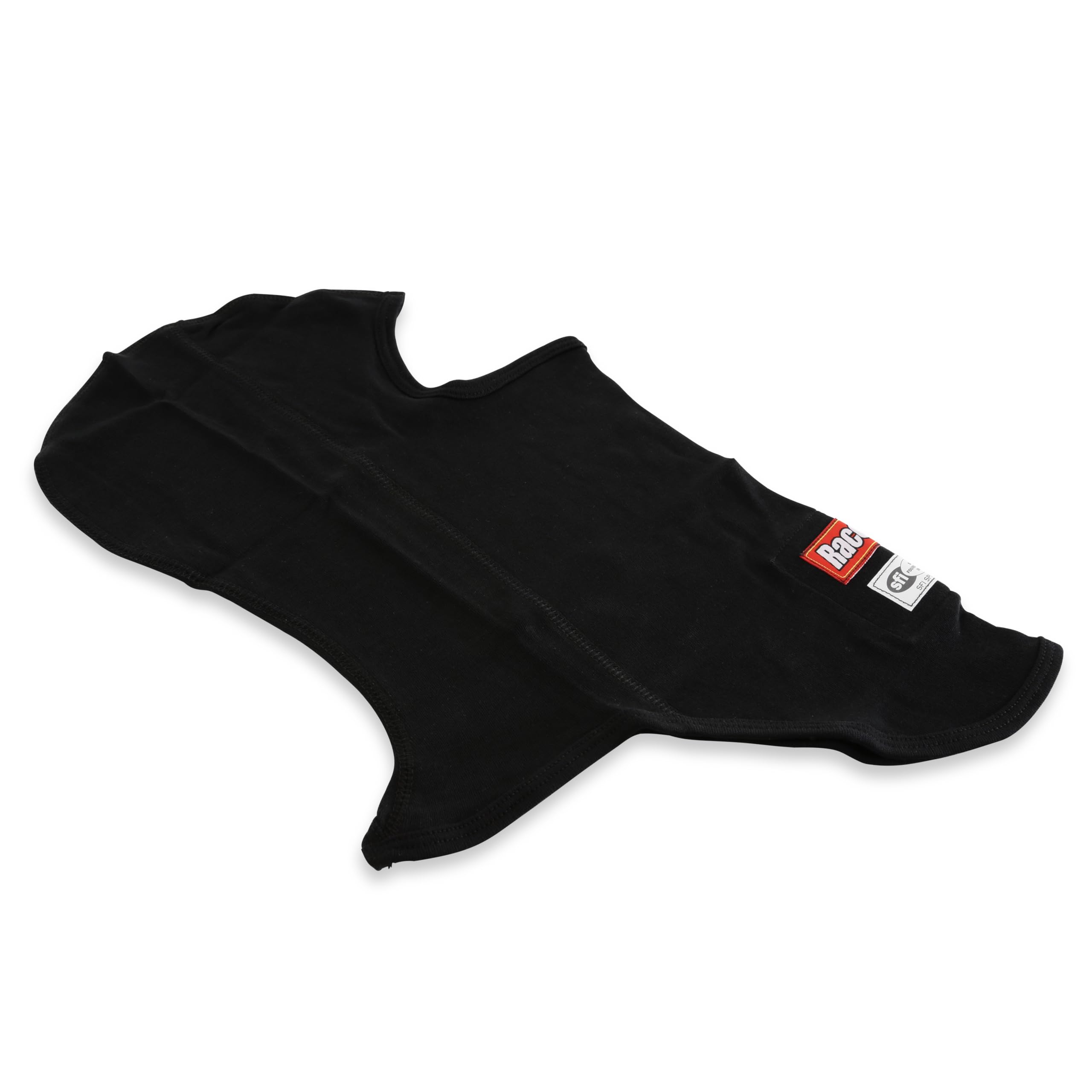 RaceQuip 433991RQP head sock flat seam detail emphasizing comfort during long sessions.