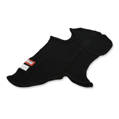 RaceQuip 433991RQP head sock on-track use demonstrates visibility and fit under racing gear.