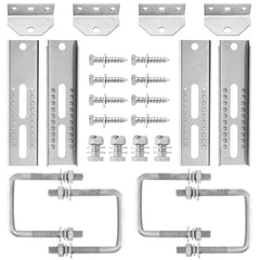 Racewill 10-inch swivel top bunk brackets demonstrating adjustable hull contour fit